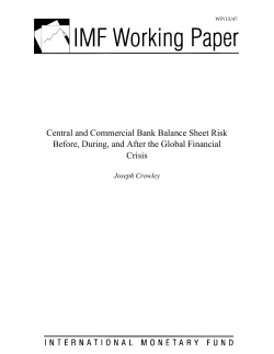 Central and Commercial Bank Balance Sheet Risk Before