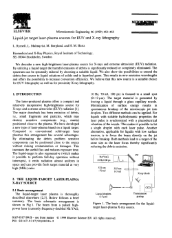 Liquid-jet target laser-plasma sources for EUV and X-ray