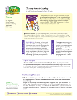 Testing Miss Malarkey