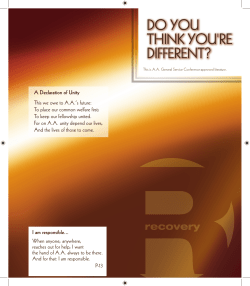 Do You Think You`re Different?