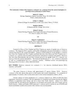 Adams, R. P., A. Gilman, M. Hickler, B. Sheets and J