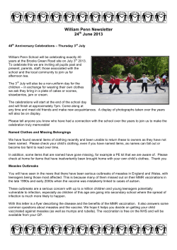 William Penn Newsletter 24th June 2013