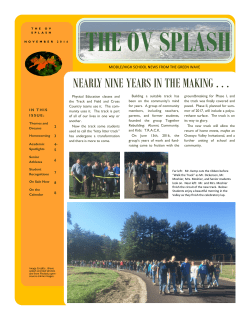 ov splash november 2016 - Oswayo Valley School District