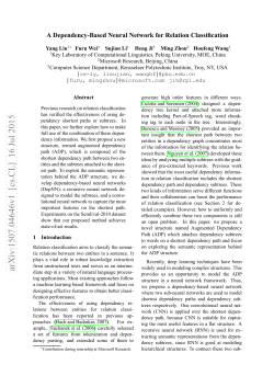 A Dependency-Based Neural Network for Relation Classification