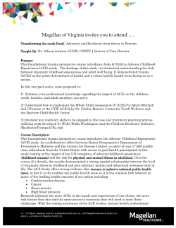 Magellan of Virginia invites you to attend ….