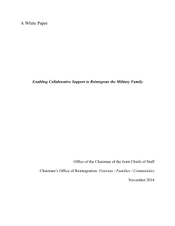 Enabling Collaborative Support to Reintegrate the Military