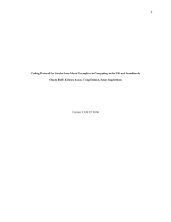 coding manual - St. Olaf College