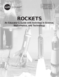 Rockets Educator Guide pdf - Lunar Reconnaissance Orbiter Camera