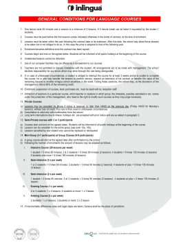 inlingua Brief Adresse links