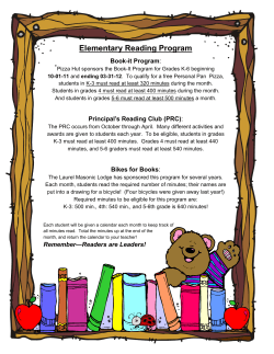 Reading Club - Park City Schools