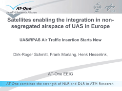 Satellites enabling the integration in non