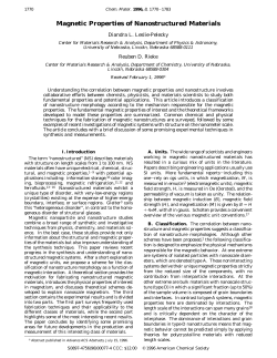 Magnetic Properties of Nanostructured Materials