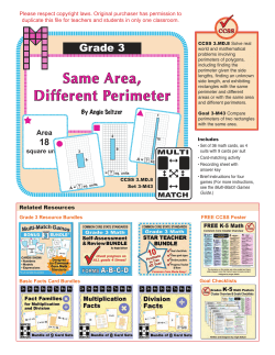 Multi-Match Game Cards 3M: Same Area, Different Perimeter
