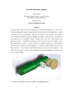 Portable Doorknob Assistant