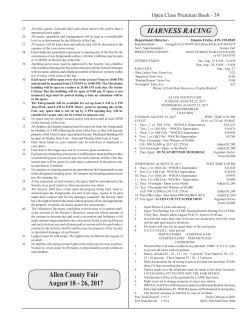 harness racing - Allen County Fair