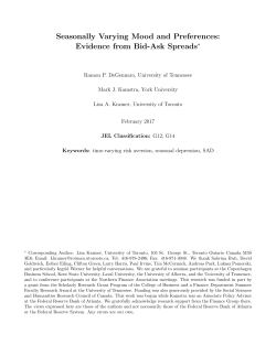 Seasonally Varying Mood and Preferences: Evidence from Bid