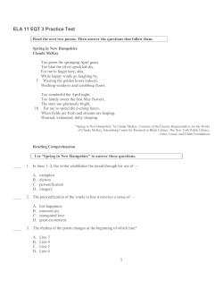 ELA 11 EQT 3 Practice Test NO ANSWER KEY