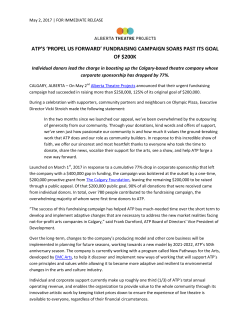 atp`s `propel us forward` fundraising campaign soars past its goal of