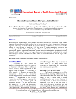 International Journal of Health Sciences and Research