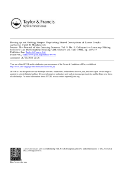 Moving up and Getting Steeper: Negotiating