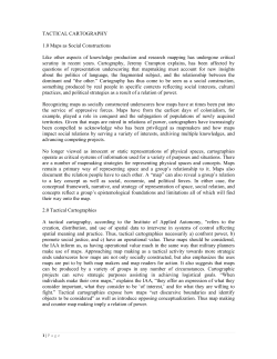 Tactical Cartography workshop - Convivial Research and Insurgent