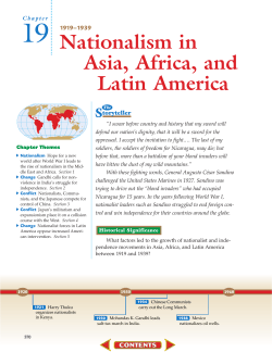 Chapter 19: Nationalism in Asia, Africa, and Latin America