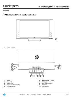HP EliteDisplay S270c 27