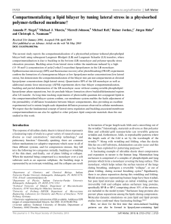 Compartmentalizing a lipid bilayer by tuning lateral stress in a