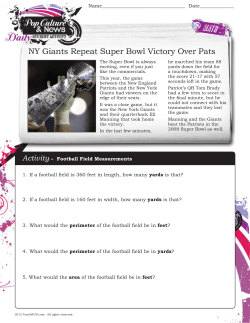 NY Giants Repeat Super Bowl Victory Over Pats