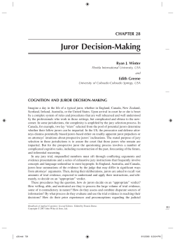 Juror Decision-Making