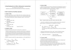 A Kwadi perspective on Khoe verb-juncture constructions 1 Early