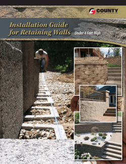 Installation Guide for Retaining Walls Under 4 Feet High
