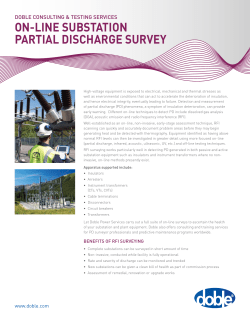 on-line substation partial discharge survey
