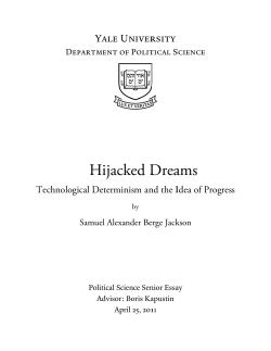 Samuel Jackson - Yale Political Science