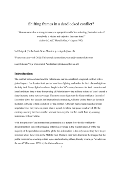 Shifting frames in a deadlocked conflict?