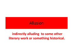 Allusion - Mrs. Meese