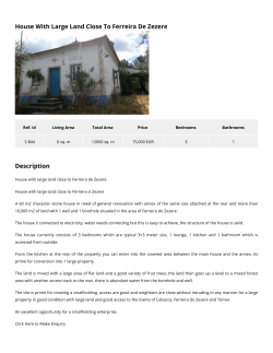 House With Large Land Close To Ferreira De Zezere