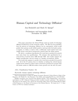 Human Capital and Technology Diffusion