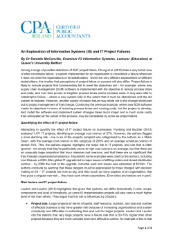 An Exploration of Information Systems (IS) and IT