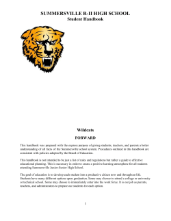 7-12 Handbook - Summersville Schools