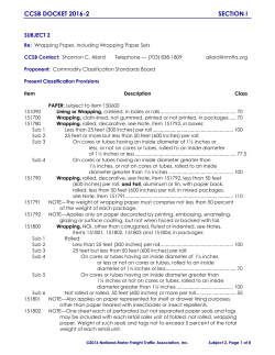 ccsb docket 2016-2 section i