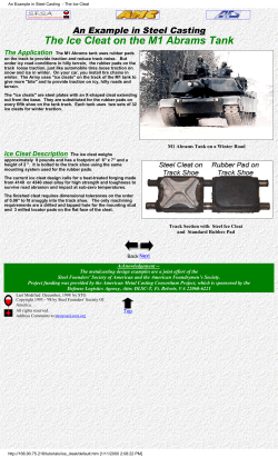 An Example in Steel Casting&euro; - The Ice Cleat