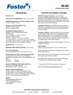 TD Foster 90-66 cryogenic 2-part black coating