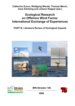Ecological Research on Offshore Wind Farms: International