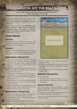 MIssIon: HIt tHe BeACH