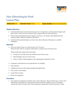 How Paleontologists Work