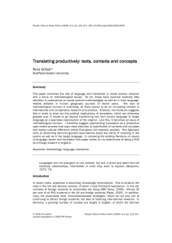 Full text of this article as PDF - the Sheffield Hallam University