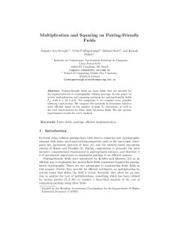 Multiplication and Squaring on Pairing-Friendly Fields