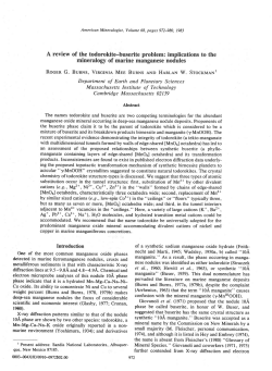 the Scanned PDF - Mineralogical Society of America