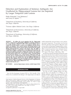 Detection and explanation of sentence ambiguity are unaffected by